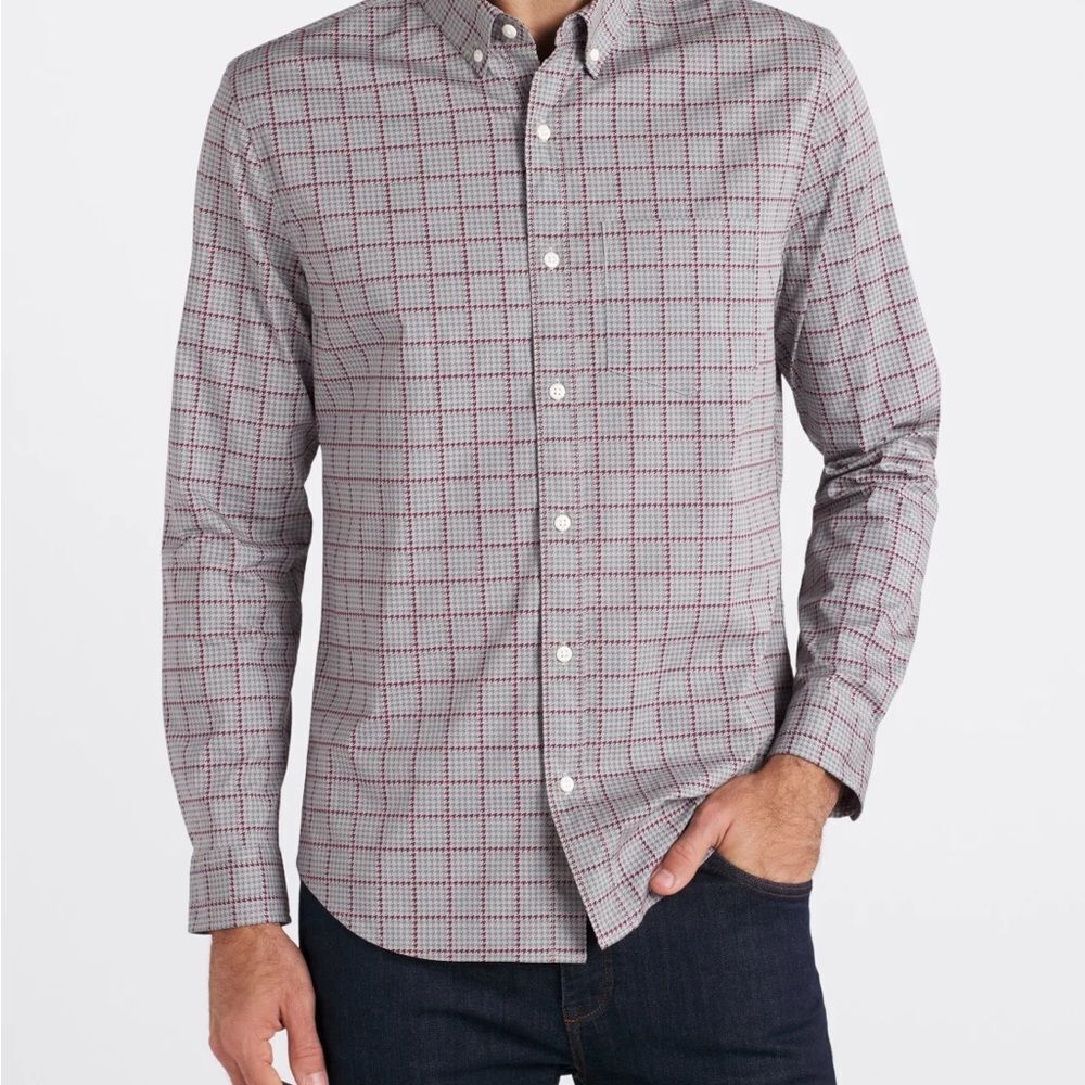 HAWKER‎ RYE
Essential Wash Stretch Shirt sz xl grey Stitch Fix nwt